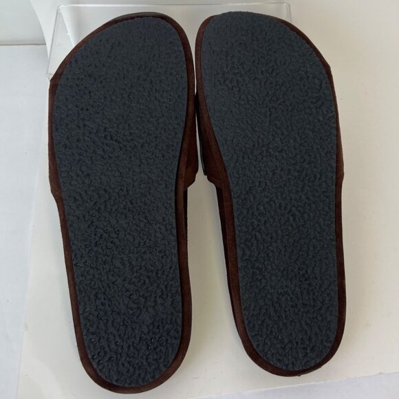 Jacquemus Les Brown Suede Men Sandals Leather Slides Size 43 US10 - Picture 8 of 12